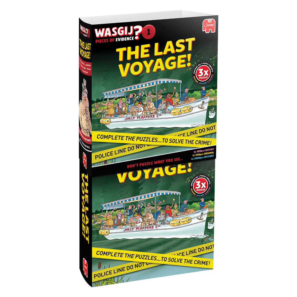 Wasgij Pieces of Evidence 1: The Last Voyage three-puzzle mystery set