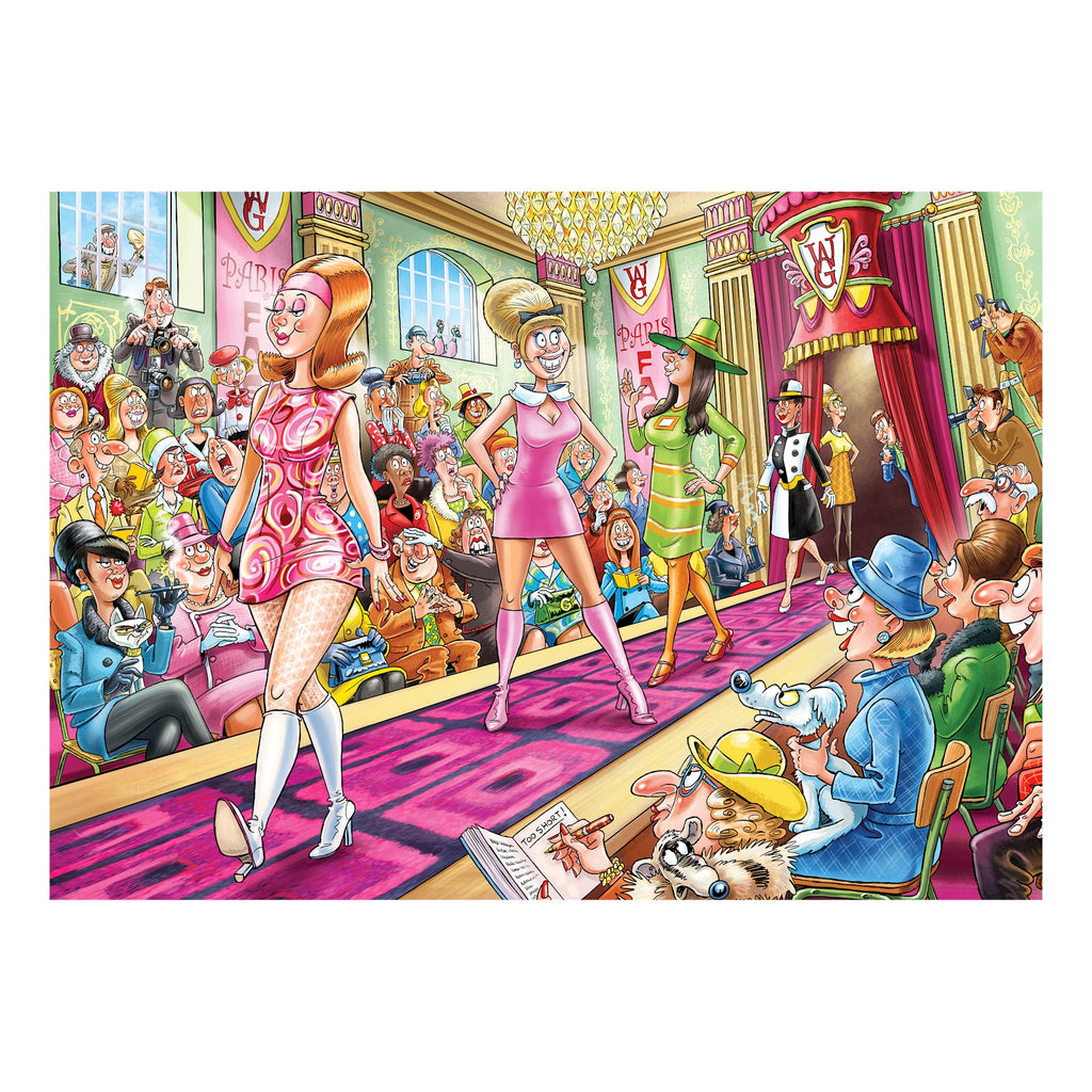 Pre-order: Wasgij Destiny 32 - Passion for Fashion! - 1000 Piece Jigsaw Puzzle (Wasgij)