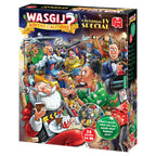 Box, turned left: Wasgij Advent Calendar 2026: Christmas TV Special – 24 x 54 Piece Jigsaw Puzzles (Wasgij)