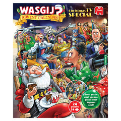 Pre-order: Wasgij Advent Calendar 2026: Christmas TV Special – 24 x 54 Piece Jigsaw Puzzles (Wasgij)