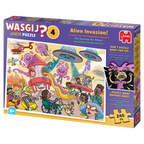 Box, turned left: Junior 4 Alien Invasion! - 240 Piece Jigsaw Puzzle (Wasgij)