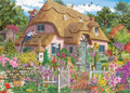 Artwork: Thatched Cottage – 1000 Piece Jigsaw Puzzle (Falcon)