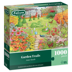 Box, turned right: Garden Trails by Anne Searle - 1000 Piece Jigsaw Puzzle (Falcon de luxe)