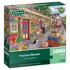 Station Blooms by Janice Daughters - 1000 Piece Jigsaw Puzzle (Falcon de luxe)