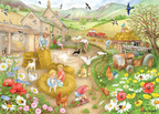 Bringing in the Hay by Anne Searle - 1000 Piece Jigsaw Puzzle (Falcon de luxe)
