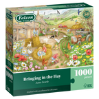 Bringing in the Hay by Anne Searle - 1000 Piece Jigsaw Puzzle (Falcon de luxe)