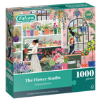 Box, turned right: The Flower Studio: 1000 Piece Jigsaw Puzzle (Falcon de luxe)