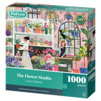 Box, turned left: The Flower Studio: 1000 Piece Jigsaw Puzzle (Falcon de luxe)