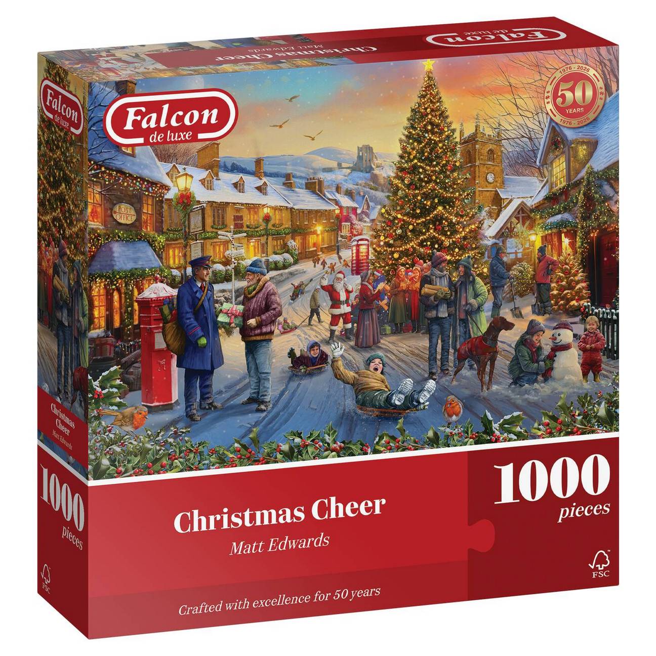 Christmas Cheer by Matt Edwards - 1000 Piece Jigsaw Puzzle (Falcon de Luxe)