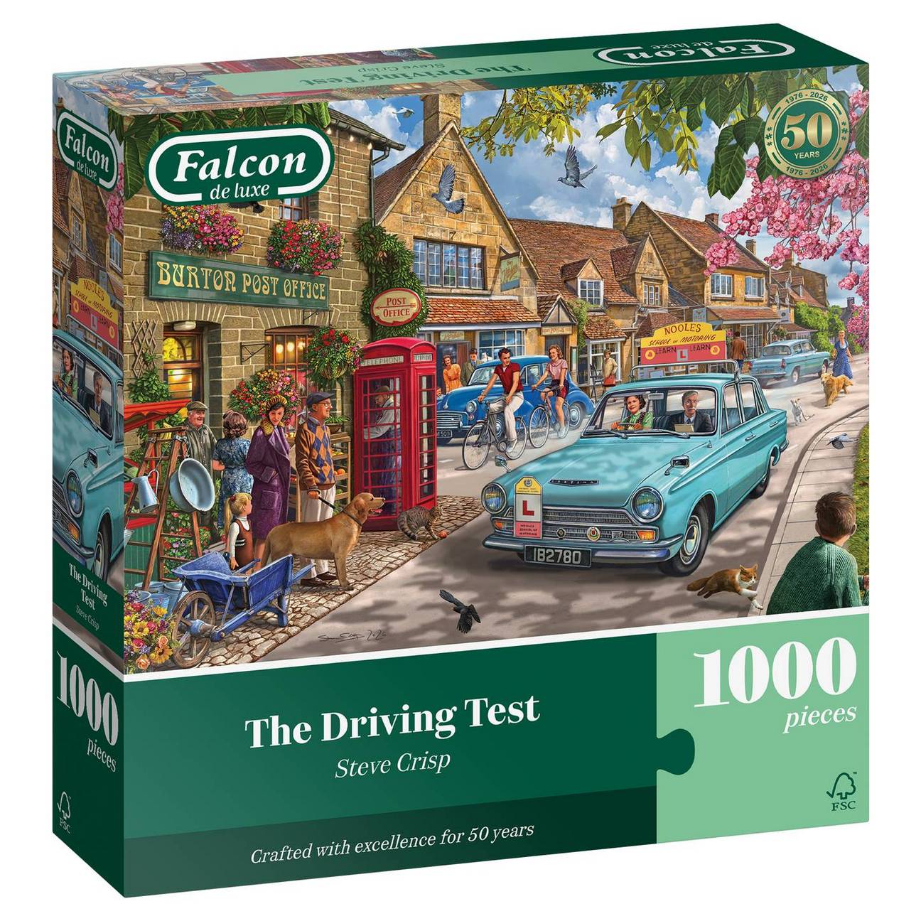 The Driving Test by Steve Crisp - 1000 Piece Jigsaw Puzzle (Falcon de Luxe)