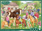Riding School – 1000 Piece Jigsaw Puzzle (Falcon de luxe)