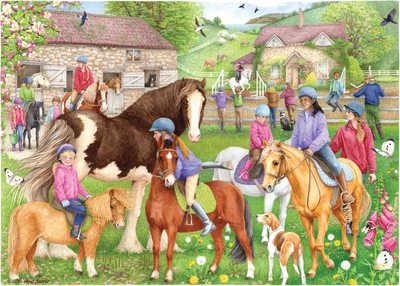 Riding School – 1000 Piece Jigsaw Puzzle (Falcon de luxe)
