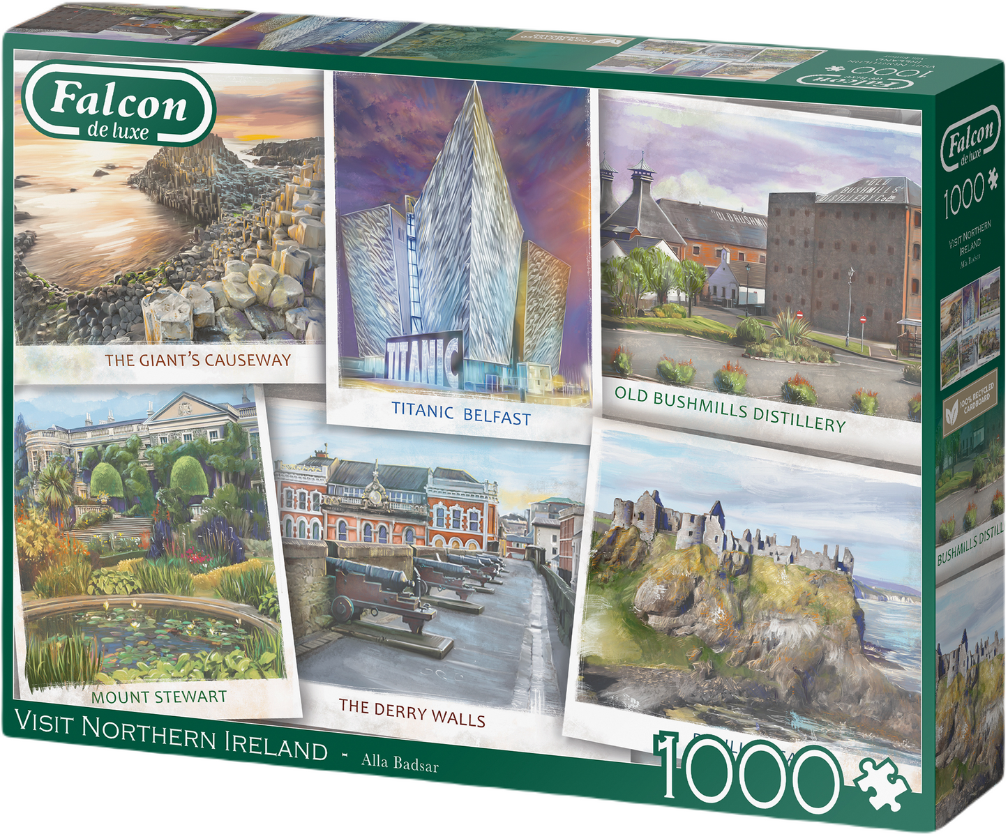Falcon de luxe - Visit Northern Ireland - 1000 Piece Puzzle