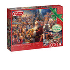 Box, turned right: Christmas Wonderland – 2 x 1000 Piece Jigsaw Puzzle (Falcon de luxe)