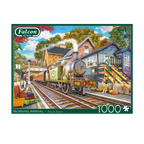 Box, straight on: Morning Arrival – 1000 Piece Jigsaw Puzzle (Falcon de luxe)