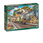 Box, turned right: Morning Arrival – 1000 Piece Jigsaw Puzzle (Falcon de luxe)