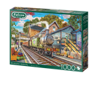 Box, turned right: Morning Arrival – 1000 Piece Jigsaw Puzzle (Falcon de luxe)