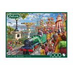 Box, straight on: Fun at the Seaside – 1000 Piece Jigsaw Puzzle (Falcon de luxe)