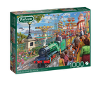 Box, turned right: Fun at the Seaside – 1000 Piece Jigsaw Puzzle (Falcon de luxe)