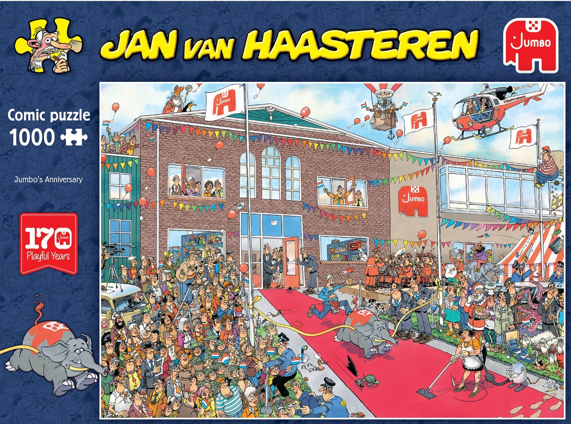 170 Years of Jumbo by Jan Van Haasteren – 1000 Piece Jigsaw Puzzle (Jumbo)