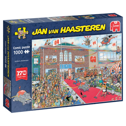 Jan Van Haasteren - 170 Years of Jumbo - 1000 Piece Jigsaw Puzzle