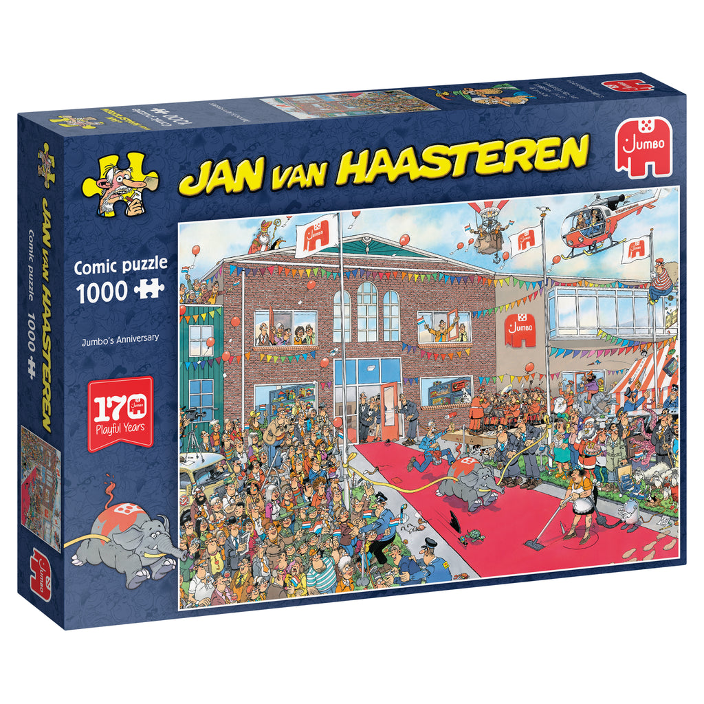 170 Years of Jumbo by Jan Van Haasteren – 1000 Piece Jigsaw Puzzle (Jumbo)