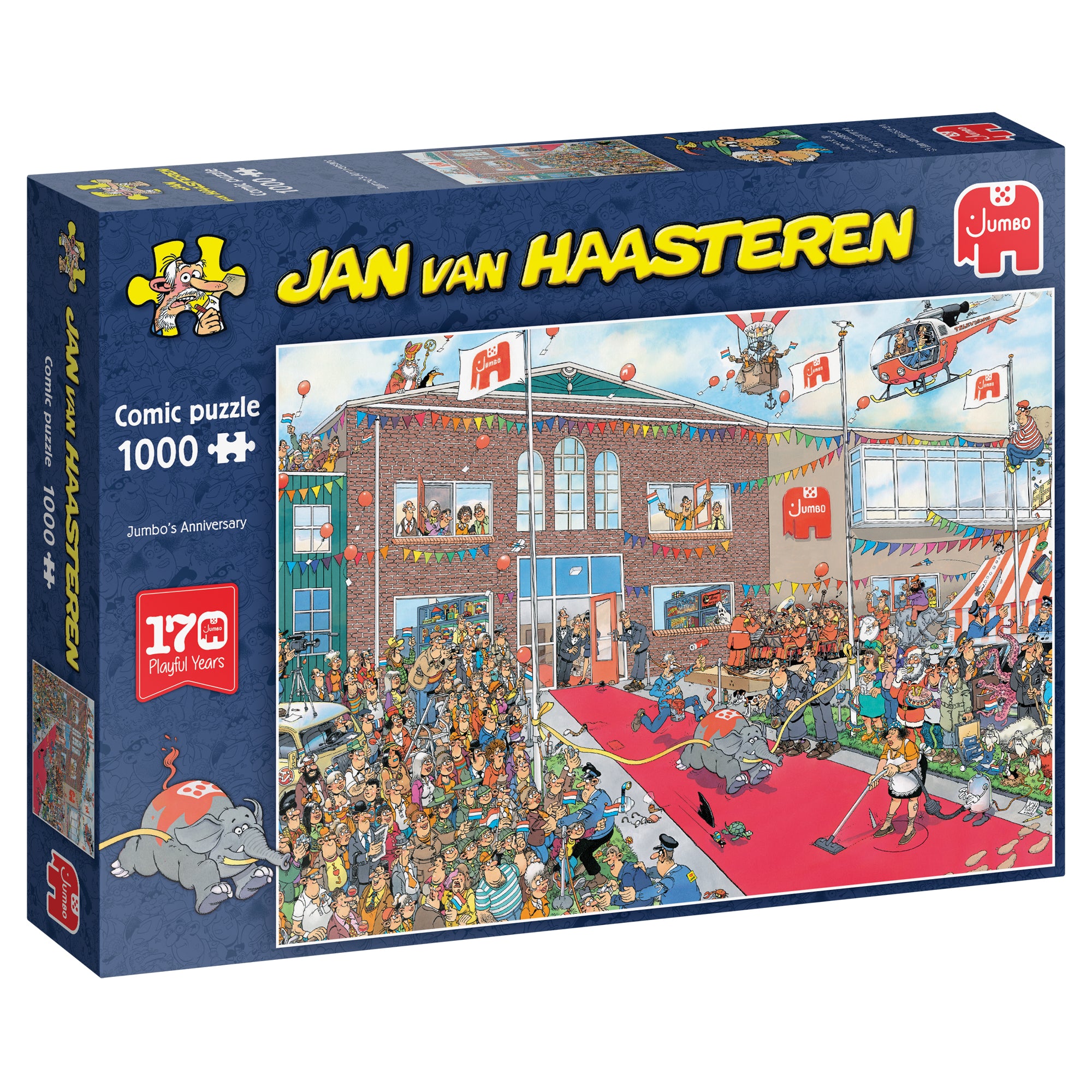 170 Years of Jumbo by Jan Van Haasteren – 1000 Piece Jigsaw Puzzle (Jumbo)