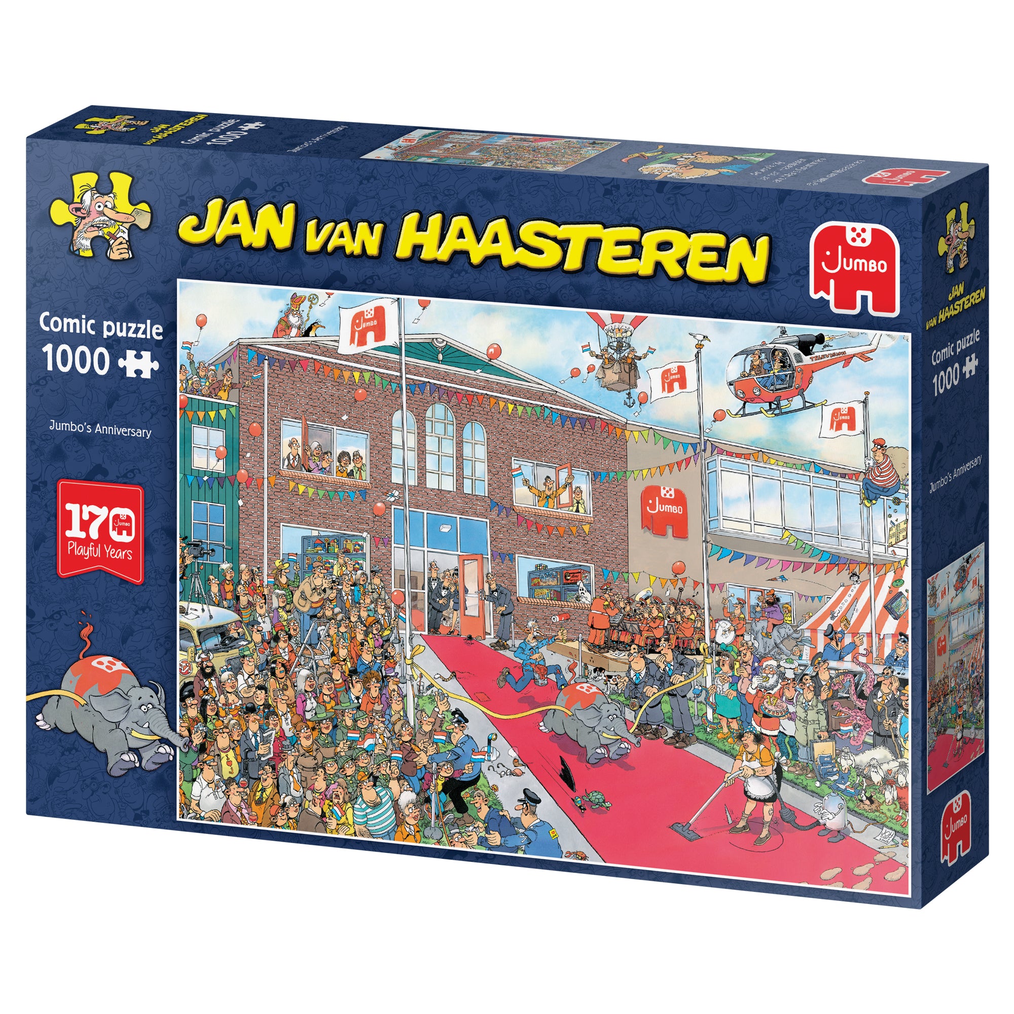 170 Years of Jumbo by Jan Van Haasteren – 1000 Piece Jigsaw Puzzle (Jumbo)