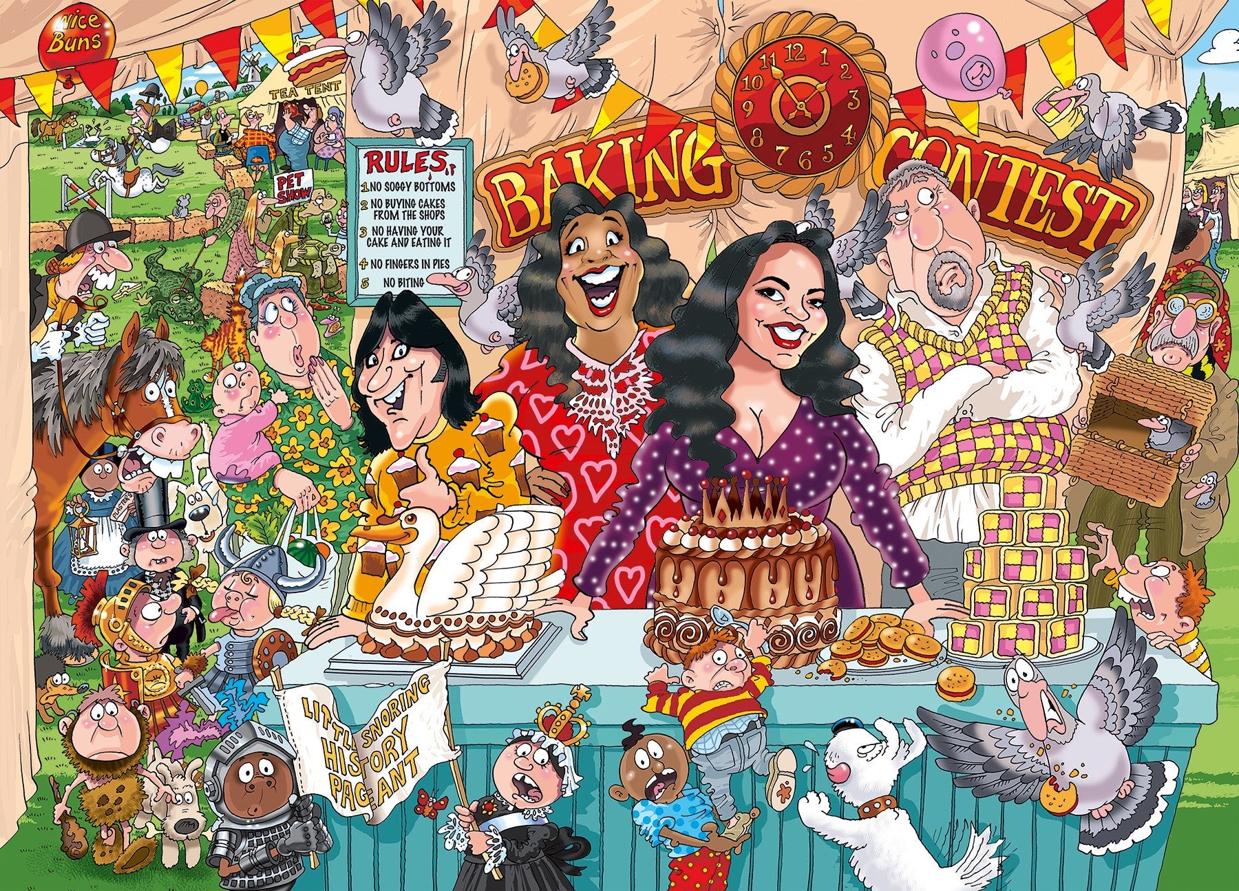 Pre-order: Wasgij Original - The Bake Off! - 1000 Piece Jigsaw Puzzle (Wasgij)