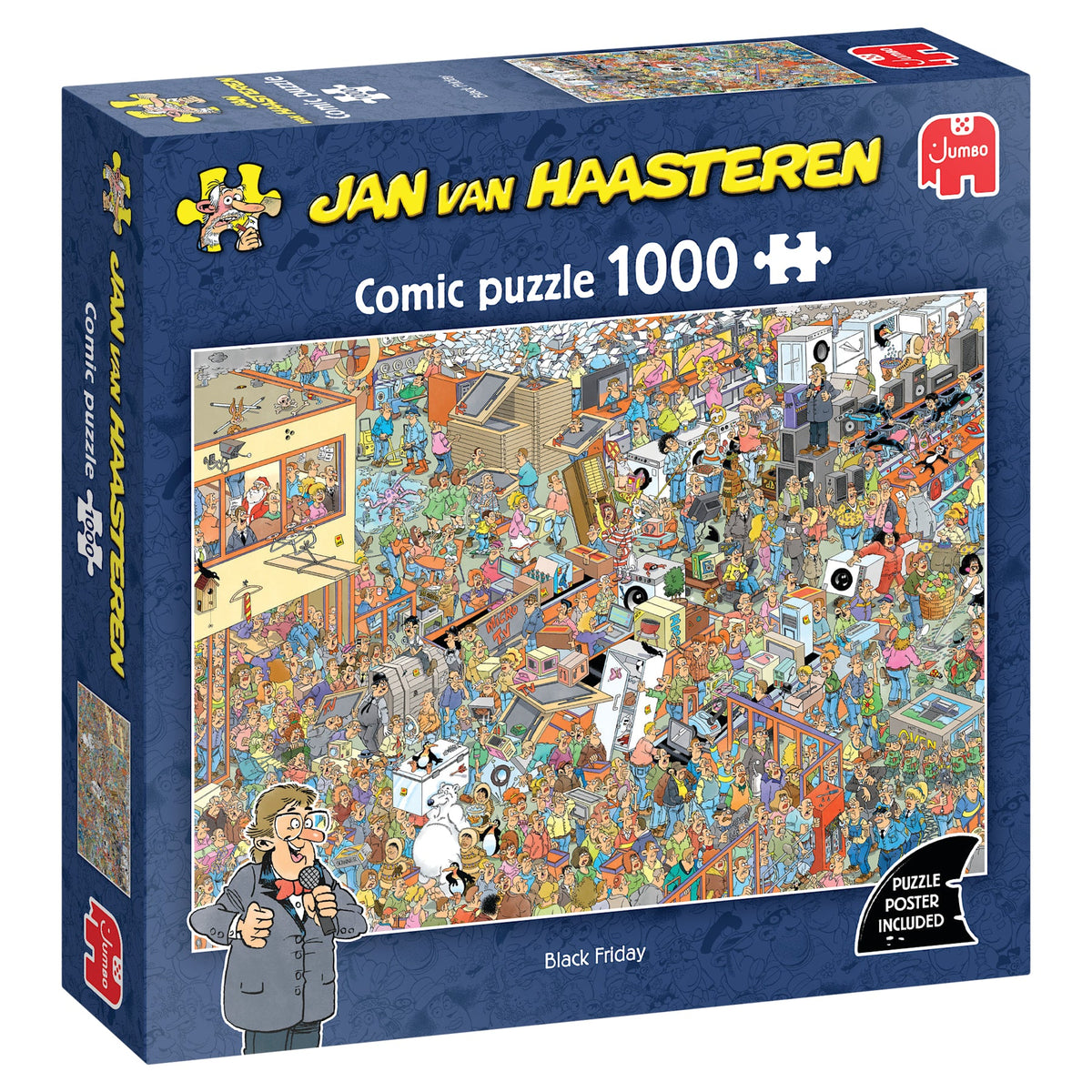 Pre-order: Black Friday by Jan van Haasteren - 1000 Piece Jigsaw Puzzle (Jan van Haasteren) - Image 3
