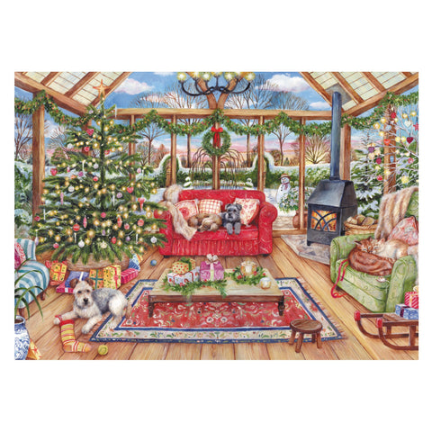 Artwork: Christmas Conservatory – 1000 Piece Jigsaw Puzzle