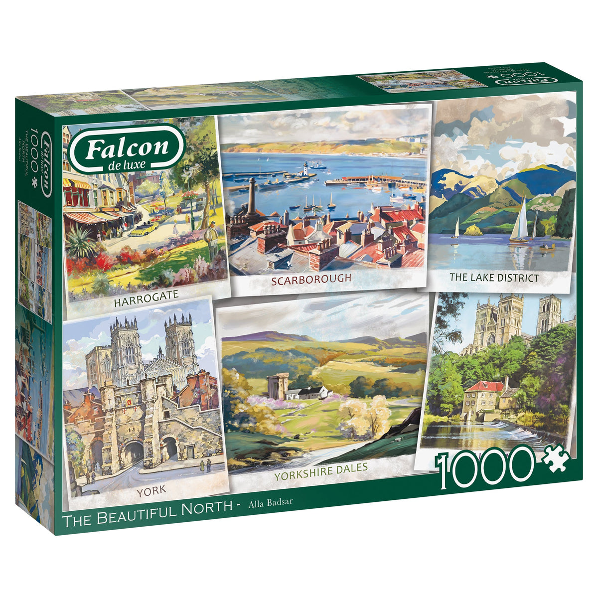 Box, turned right: The Beautiful North – 1000 Piece Jigsaw Puzzle (Falcon de luxe)