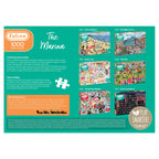 Box back: The Marina – 1000 Piece Jigsaw Puzzle (Falcon Contemporary)