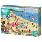 Box, turned left: Life's A Beach – 1000 Piece Jigsaw Puzzle (Falcon Contemporary)