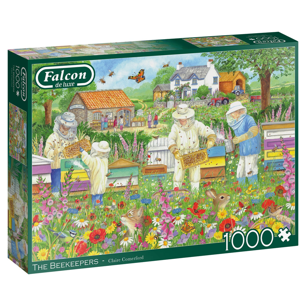 Box, turned right: The Beekeepers – 1000 Piece Jigsaw Puzzle (Falcon de luxe)