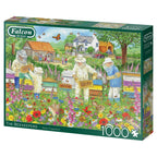 Box, turned left: The Beekeepers – 1000 Piece Jigsaw Puzzle (Falcon de luxe)