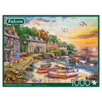 Box, straight on: Harbour Cottage – 1000 Piece Jigsaw Puzzle (Falcon de luxe)