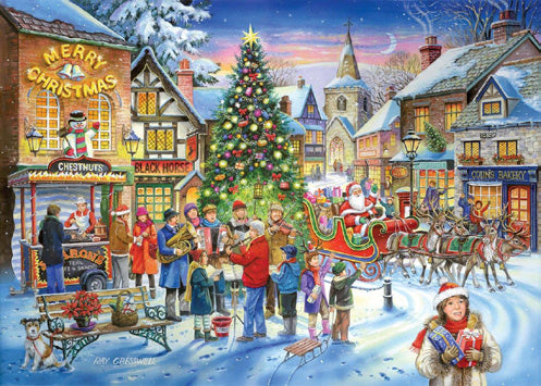 Christmas Shopping – 4 x 500 Piece Jigsaw Puzzle (HOP) - Image 2