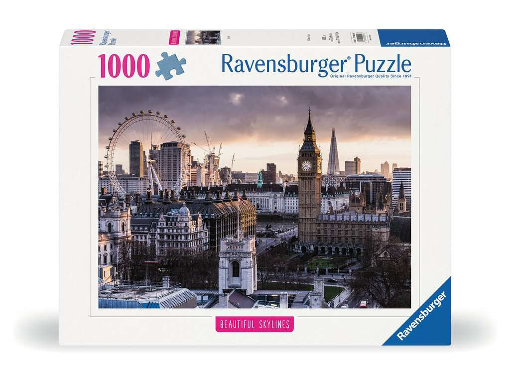 Box, straight on: Beautiful Skylines: London – 1000 Piece Jigsaw Puzzle (Ravensburger)