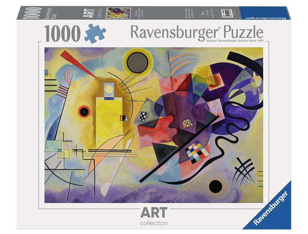 Box, straight on: Art Collection: Kandinsky, Yellow, Red, Blue – 1000 Piece Jigsaw Puzzle (Ravensburger)