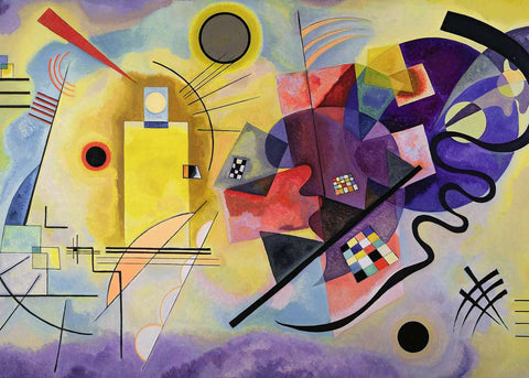 Artwork: Art Collection: Kandinsky, Yellow, Red, Blue – 1000 Piece Jigsaw Puzzle (Ravensburger)