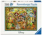 ** Pre-Order ** The Best Disney Themes - 500 Piece Jigsaw Puzzle (Ravensburger) - Completed Puzzle