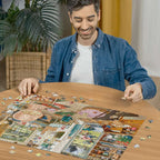 Puzzle in progress: The Garden Shed – 1000 Piece Jigsaw Puzzle (Ravensburger)