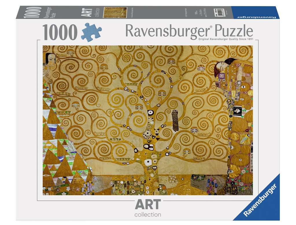Box, straight on: Art Collection: Klimt, The Tree of Life – 1000 Piece Jigsaw Puzzle (Ravensburger)