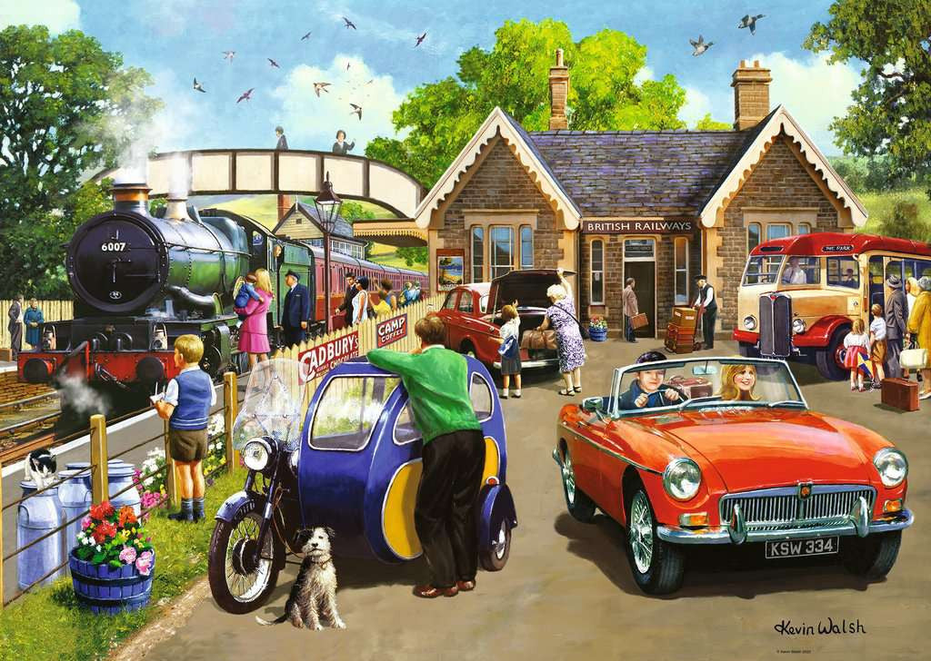 Artwork: Leisure Days No.6 Days Out – 1000 Piece Jigsaw Puzzle (Ravensburger)