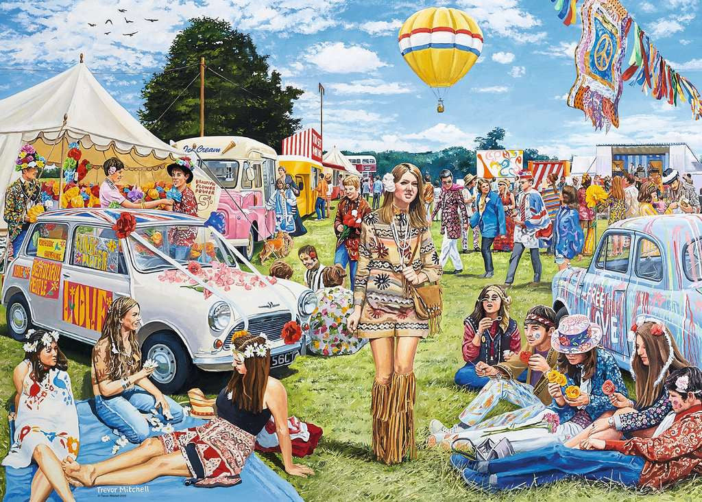 Artwork: Festival of the Flower Children – 1000 Piece Jigsaw Puzzle (Ravensburger)
