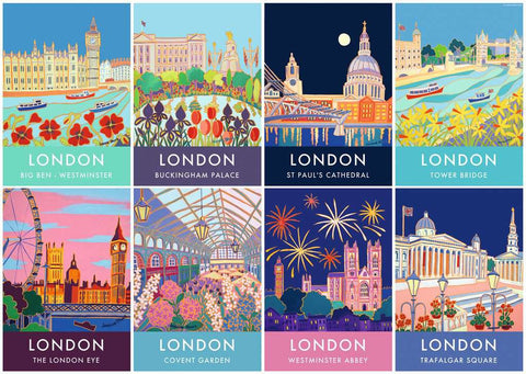 Artwork: Vintage London – 1000 Piece Jigsaw Puzzle (Ravensburger)