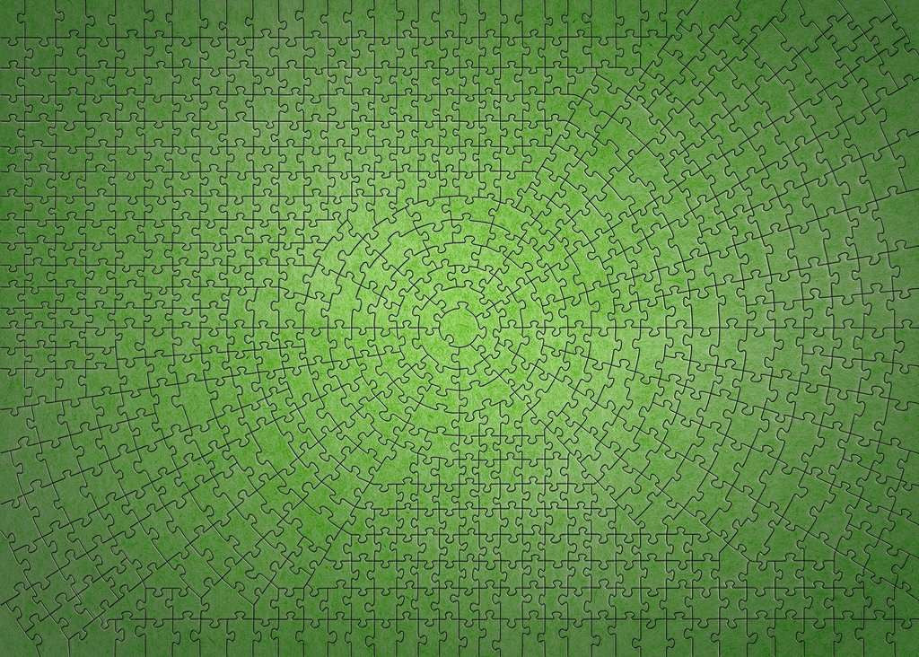 Artwork: Krypt Neon Green – 736 Piece Jigsaw Puzzle (Ravensburger)