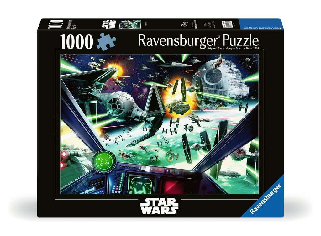 Box, straight on: Star Wars X-Wing Cockpit – 1000 Piece Jigsaw Puzzle (Ravensburger)