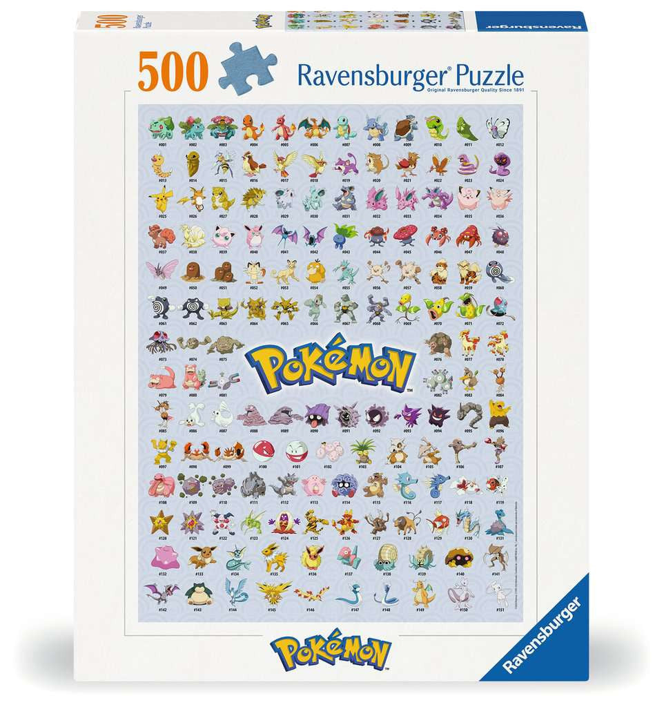 Pokémon – 500 Piece Jigsaw Puzzle (Ravensburger)